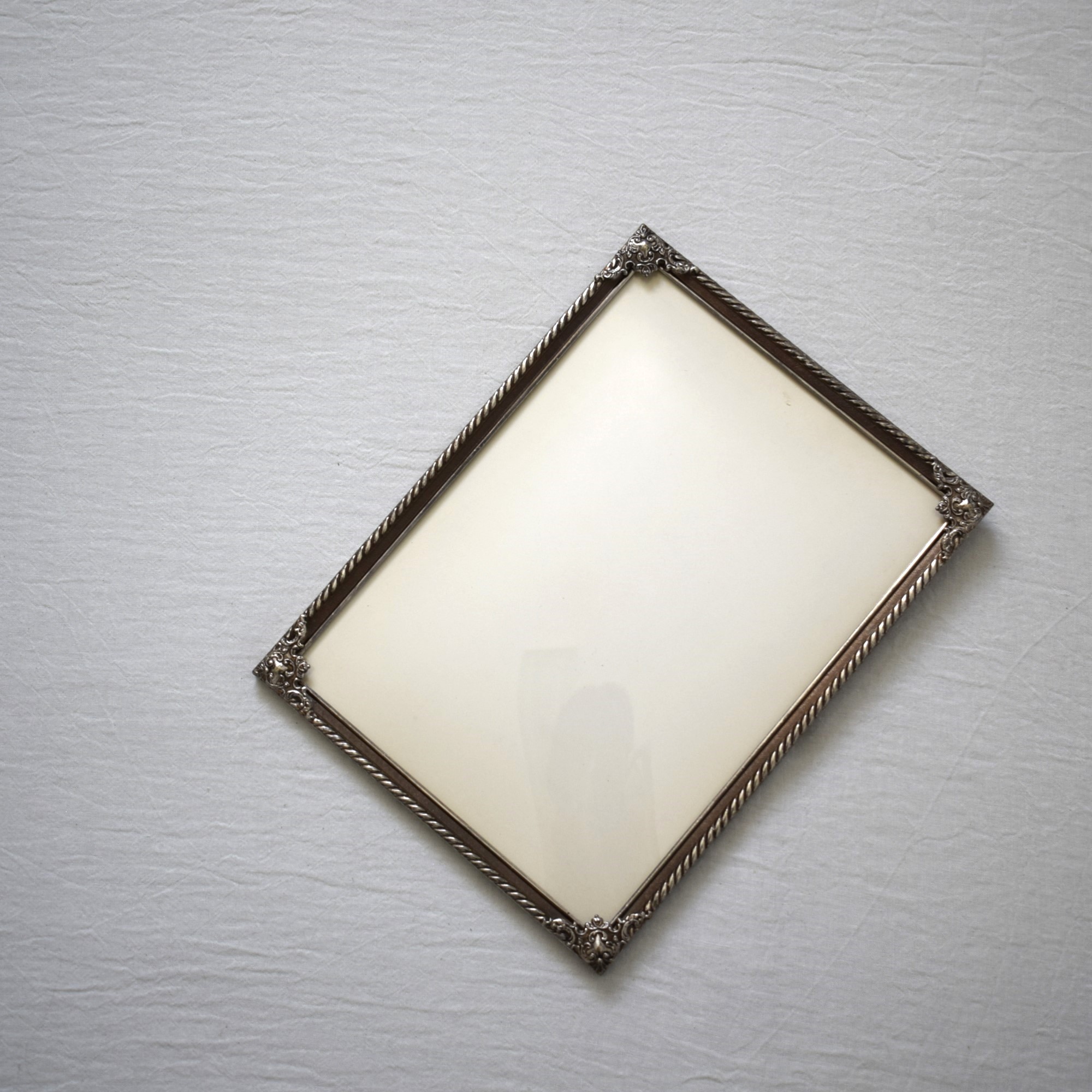 北欧ヴィンテージ フォトフレーム4点セット 湾曲ガラス 凸ガラス