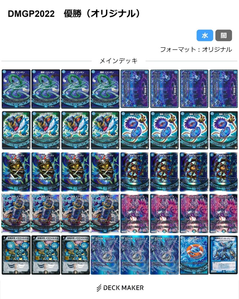 デュエマ】歴代最強デッキ選手権 Bランク ～水魔導具（最強位決定戦期