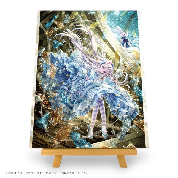 絵師100人展 12」F3キャンバスアート てぃんくる はるかぜせつな