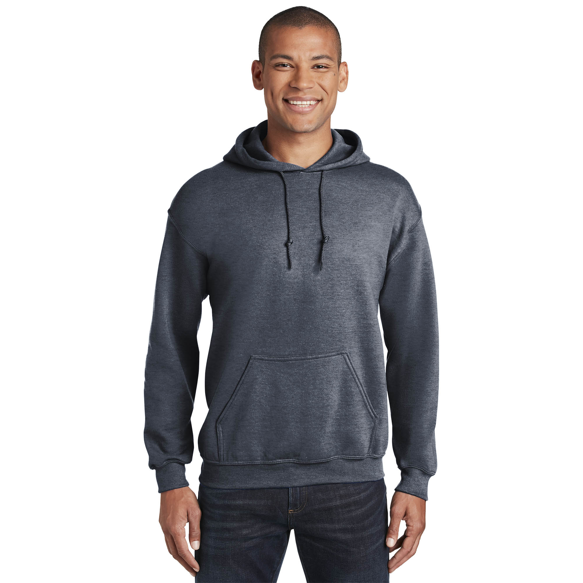 Gildan 18500 Heavy Blend Hooded Sweatshirt - Heather Sport Dark