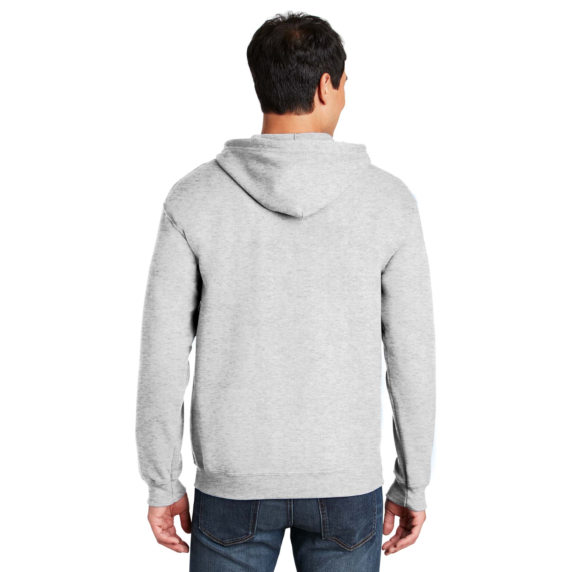 Gildan 18600 Heavy Blend Full-Zip Hooded Sweatshirt - Ash Grey
