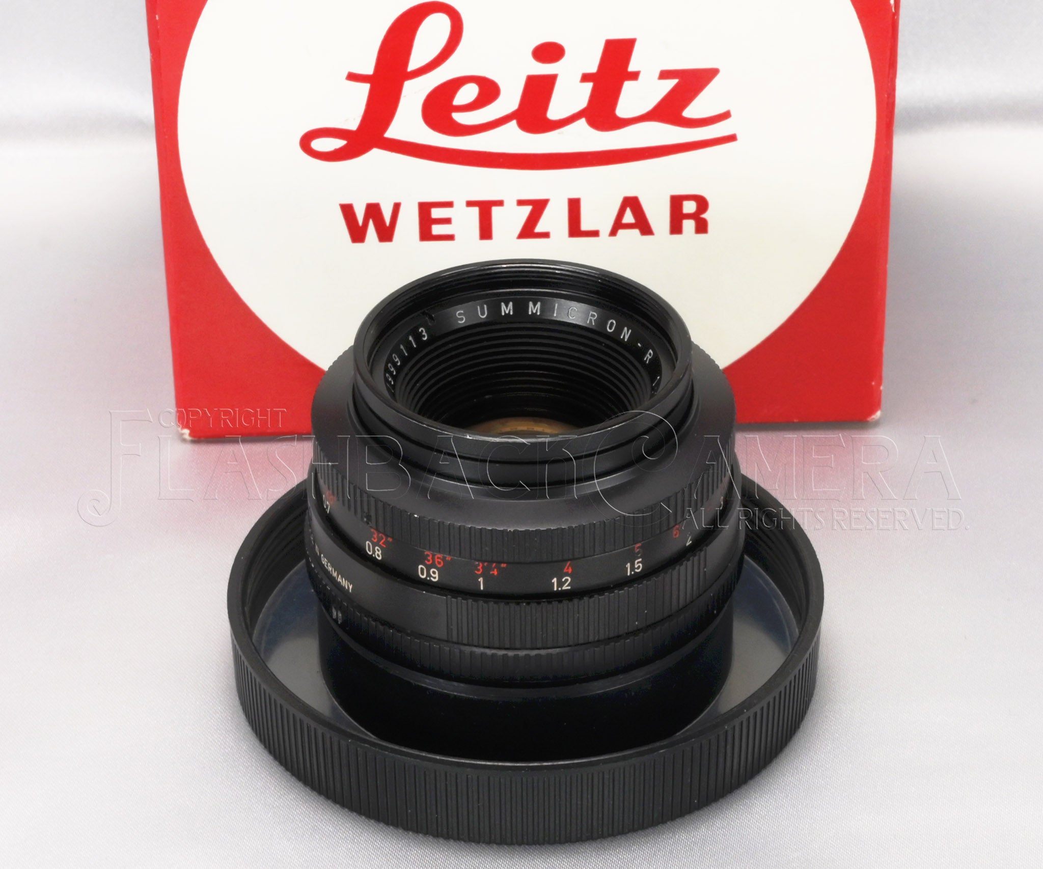 Summicron-R 50mm f2 (1 cam) Red Scale – FLASHBACK CAMERA