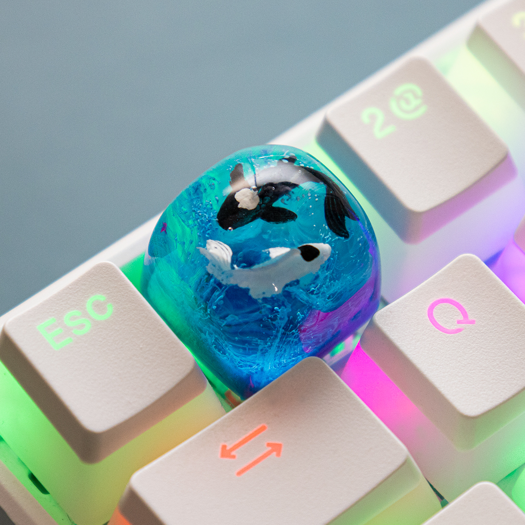 Koi Pond – Blue Artisan Keycap (Bobakeys) | Flashquark Mechanical