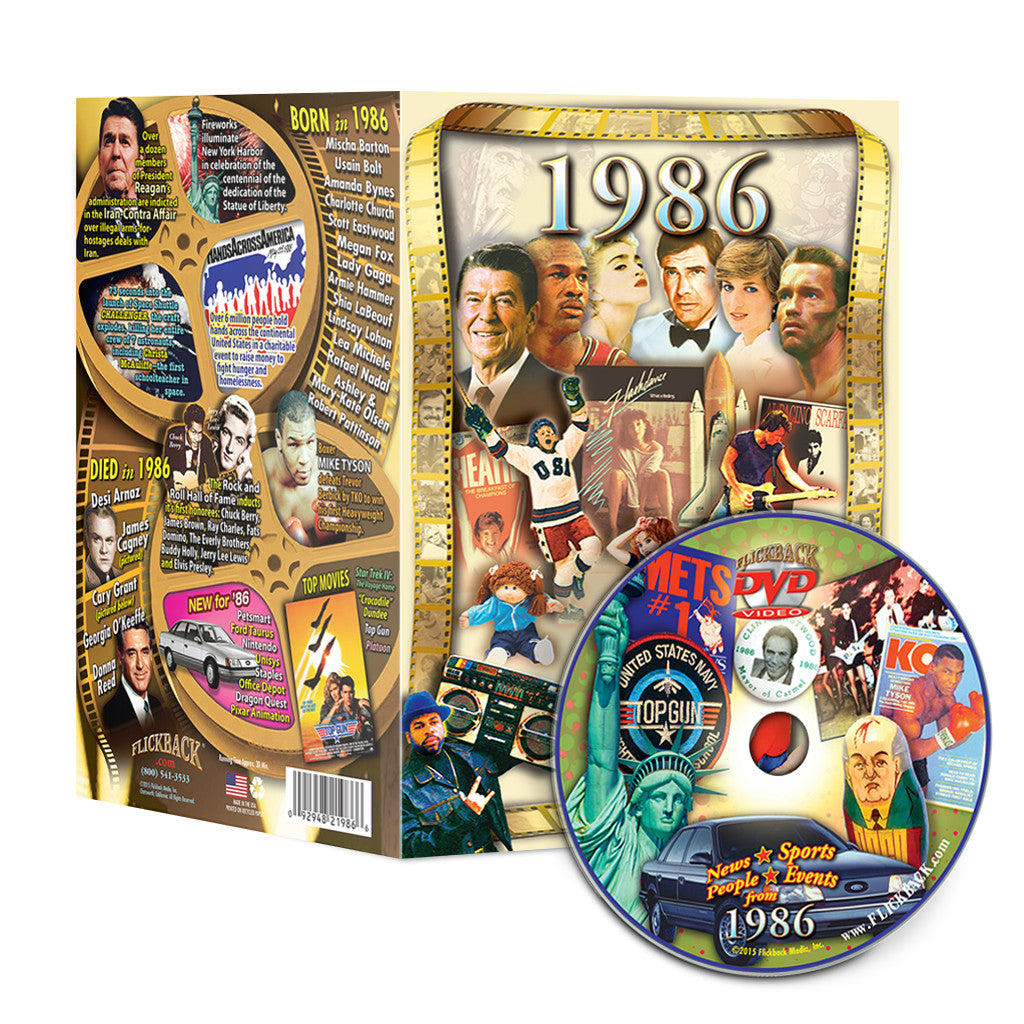 1986 Flickback DVD Video Greeting Card: Great Birthday or