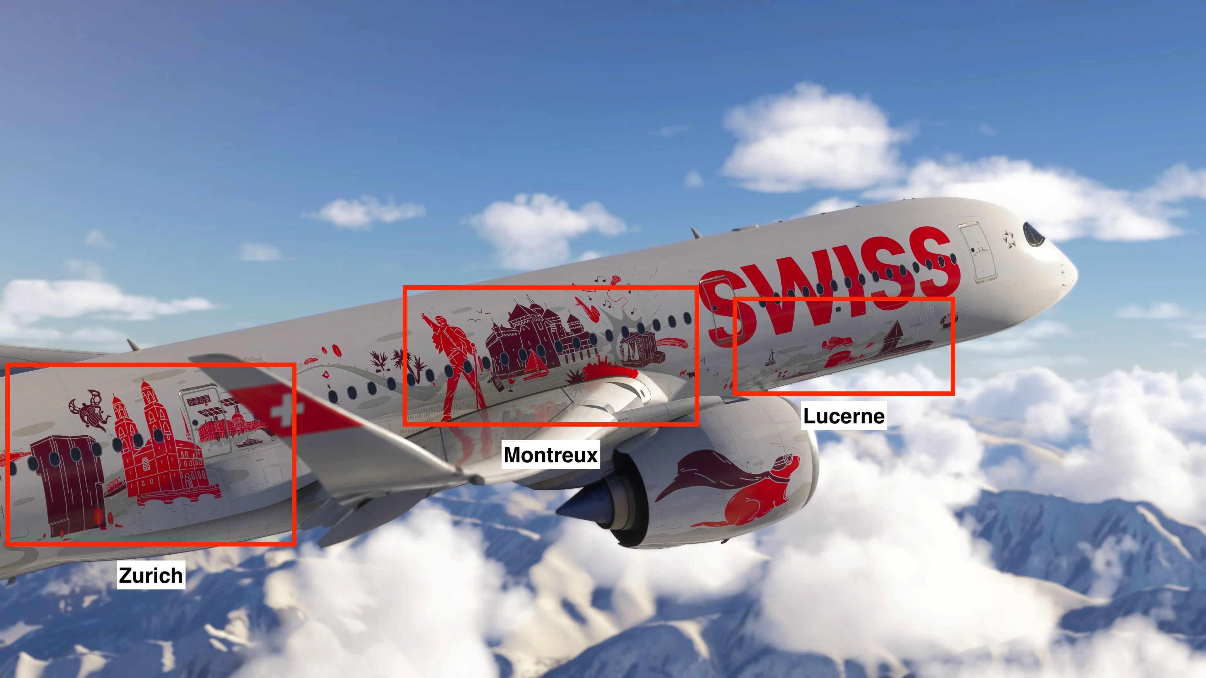 SWISS Unveils 'Wanderlust' Special Livery for First A350-900