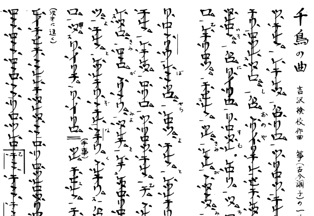 宮田耕八朗監修 琴古式尺八楽譜（古曲） – 佐藤 祈采 尺八のページ