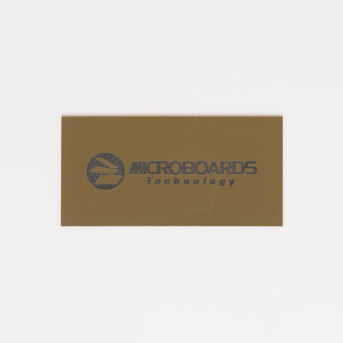 二層板 1.5mm厚 アンティークゴールド／黒（レーザー加工用材料