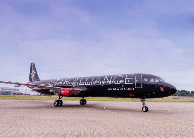 ニュージーランド航空、世界初の黒スターアライアンス機運航へ