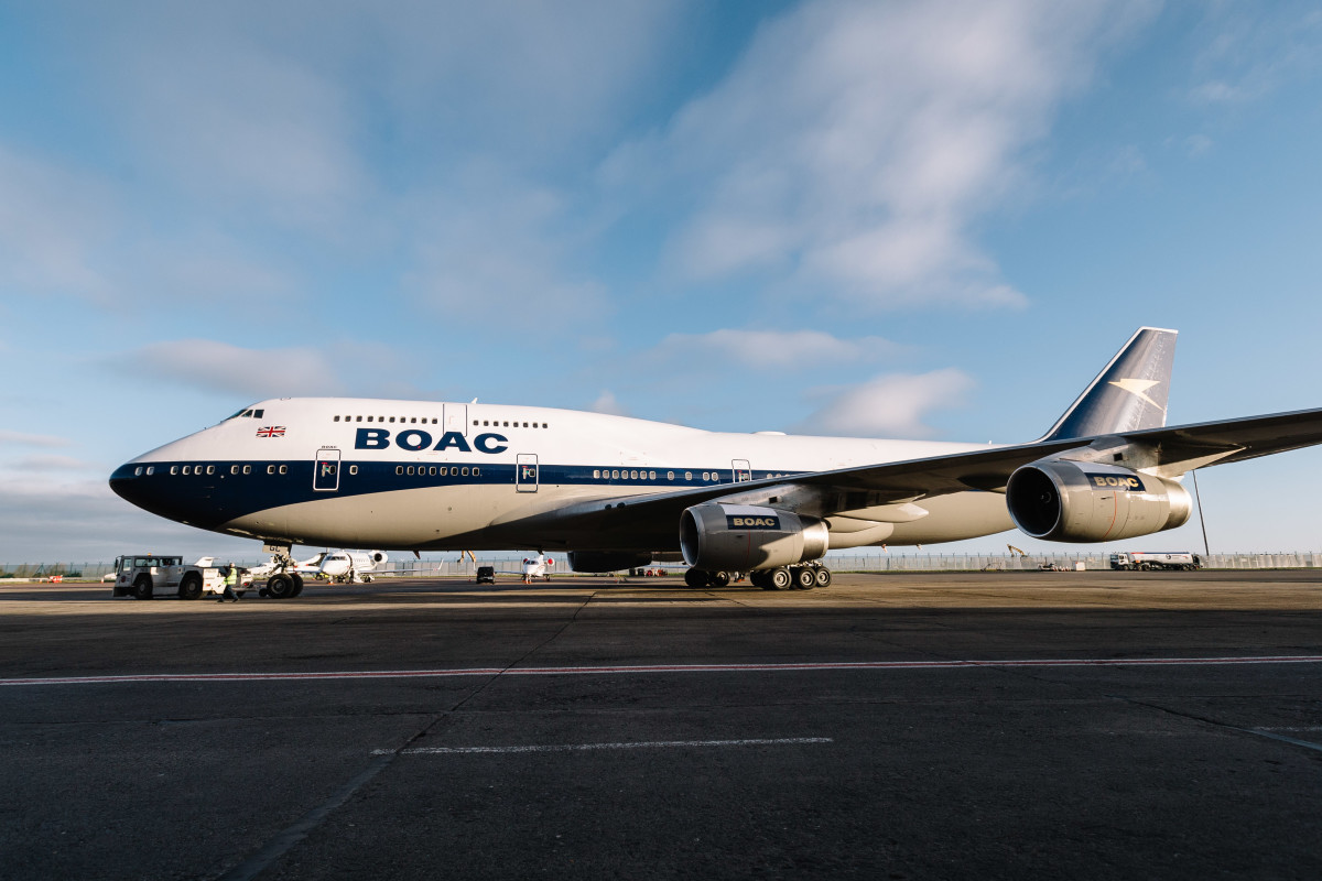 BOAC塗装の747-400、ヒースロー空港に登場 定期便投入へ | FlyTeam