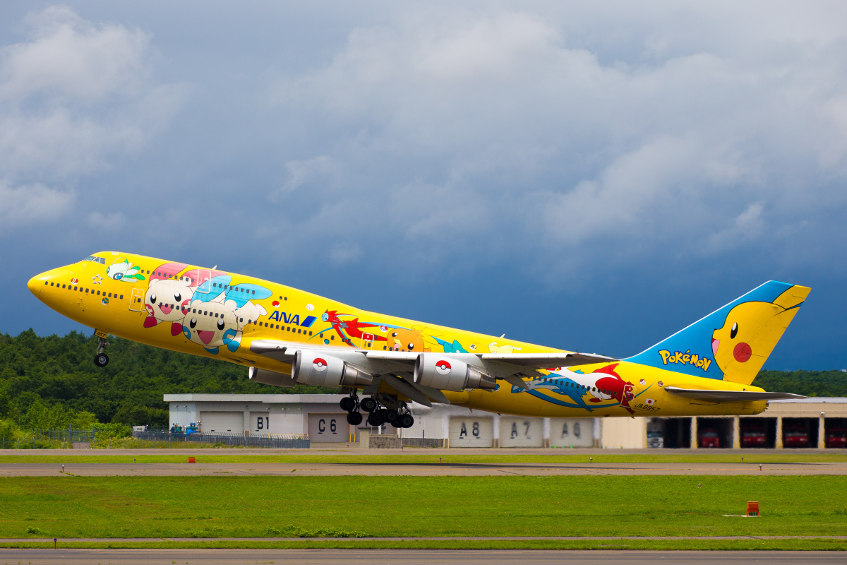 スカイマークのピカチュウジェット登場、ANAポケモンジェット振返り
