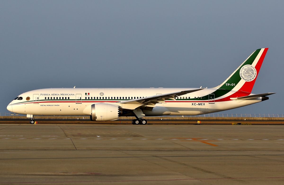 メキシコ政府専用機ボーイング787、売却噂される中 成田飛来 | FlyTeam
