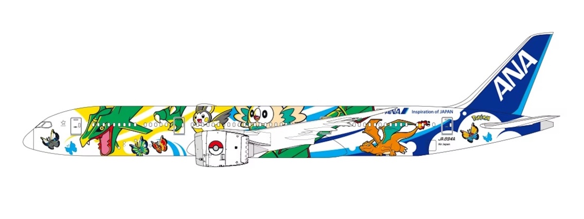 ANAで待望の復活！「ピカチュウジェット NH」、6月4日から787で国際線