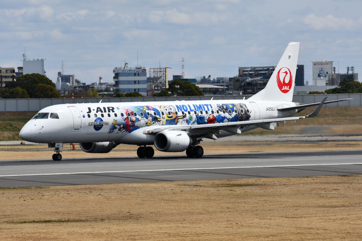 ジェイ・エアのみで活躍するE190、コロナ禍でも大忙し JAL便支える