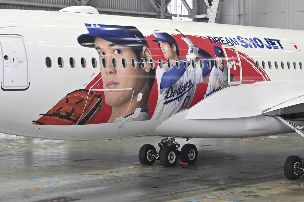 大谷がJALのA350に！ 特別塗装機「DREAM SHO JET」、9月29日運航開始