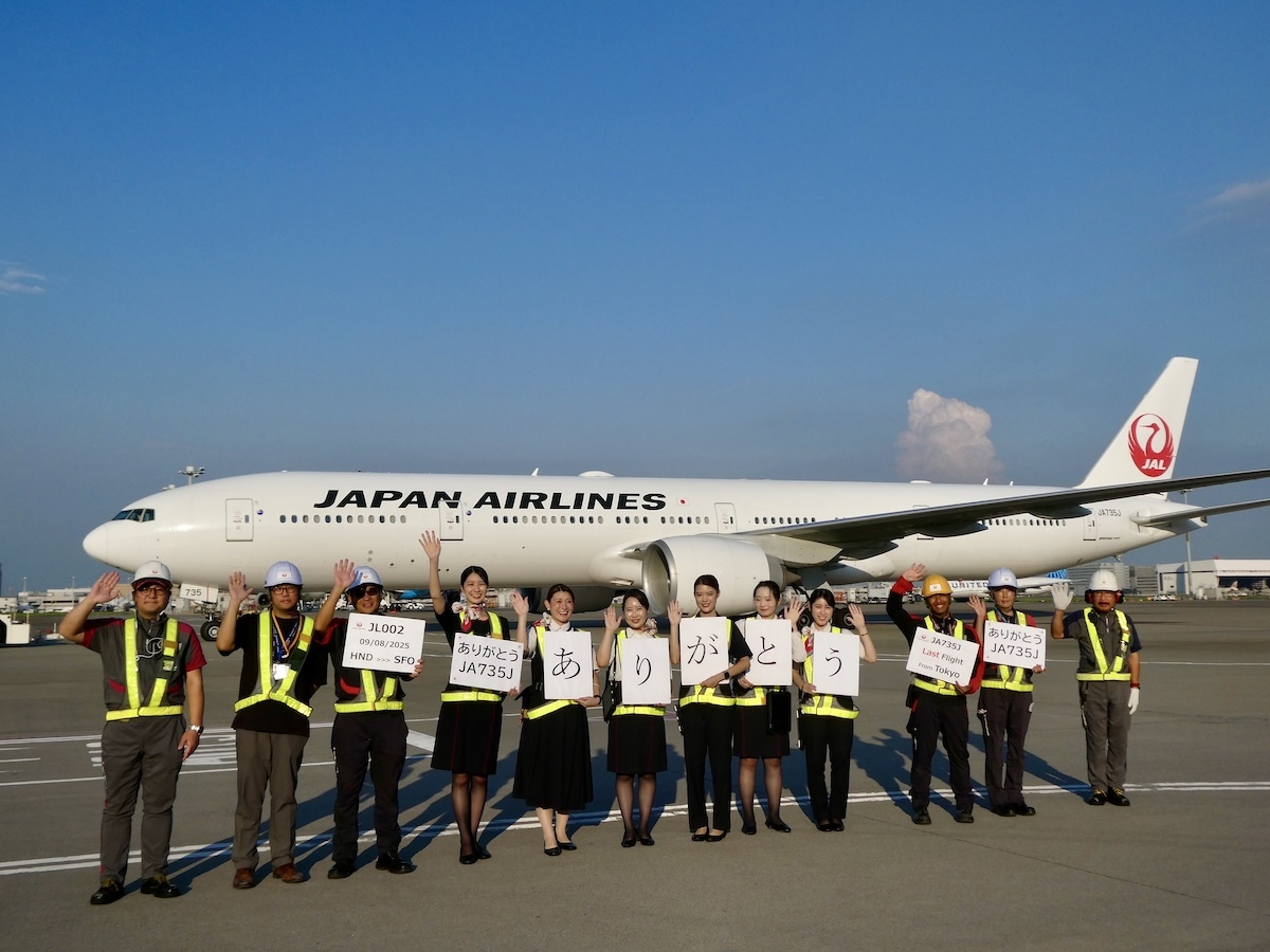 JAL、777-300ER「JA735J」 羽田〜サンフランシスコで日本発ラスト