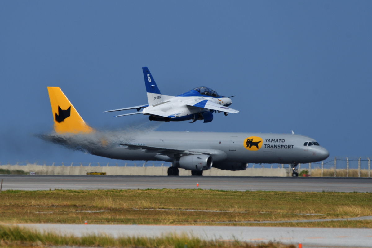 注目された飛来機情報】ヤマトxブルーインパルス！離日した最後の772や