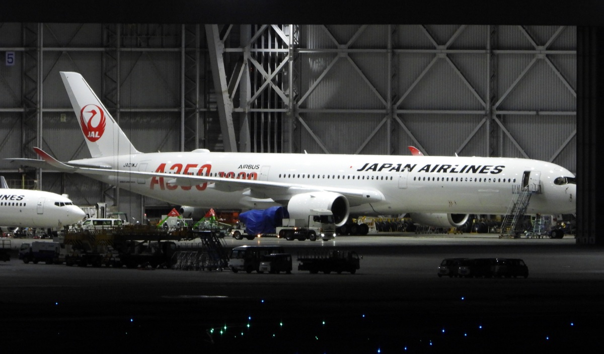 ついに来た！JAL“新フラッグシップ” A350-1000初号機「JA01WJ」羽田