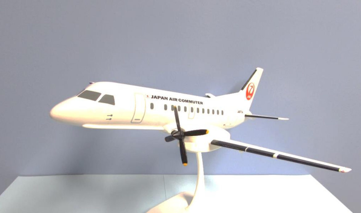 日本エアコミューター、8月5日から機内でサーブ340モデルプレーンを