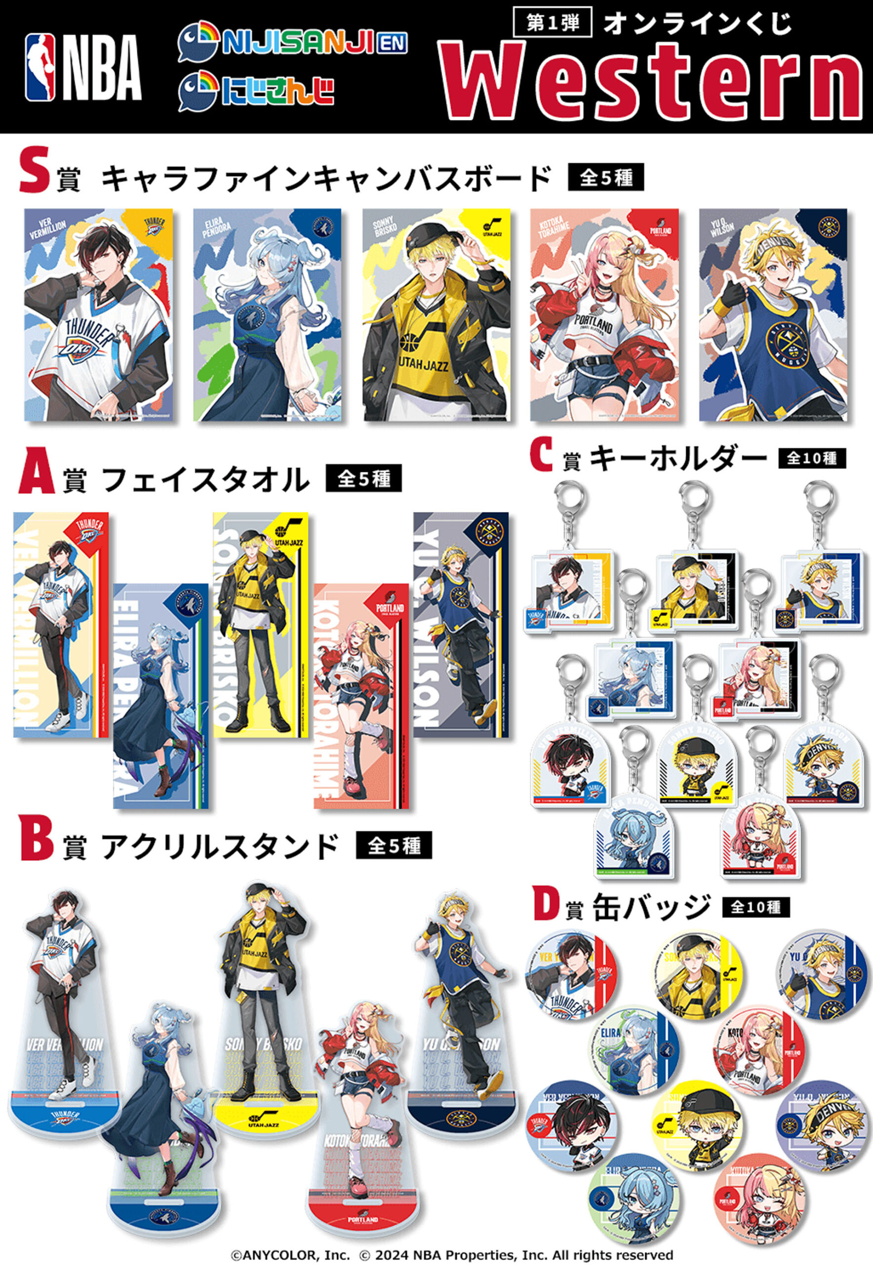 ルカ カネシロ NBA コラボ D賞 缶バッジ ルカ カネシロ NBA コラボ D賞