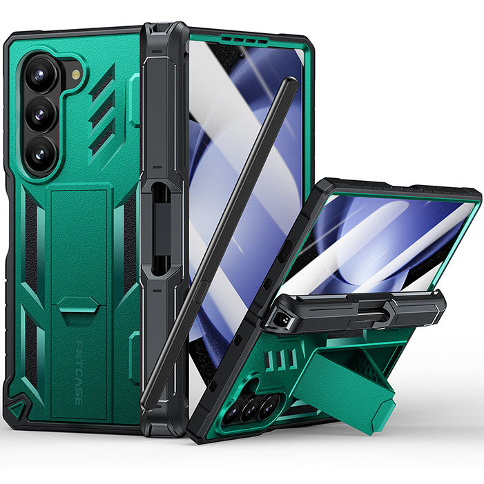 Samsung Galaxy Z FOLD 6 5G ケース: ヒンジ保護、Sペンホルダー