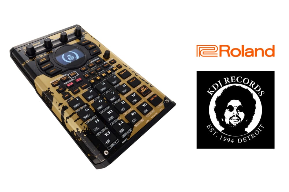 RolandがKDJ Recordsの設立30周年を記念した「SP-404MKII」限定モデル