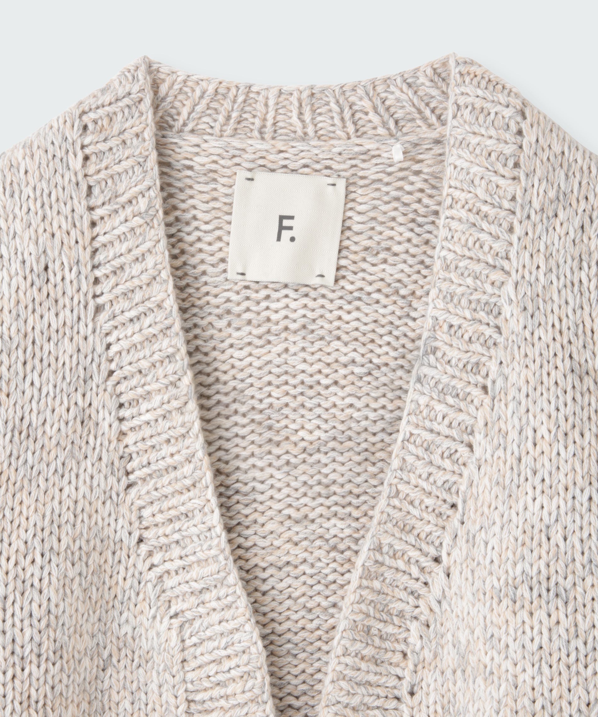 ローゲージニットカーディガン – FACE SANS FARD
