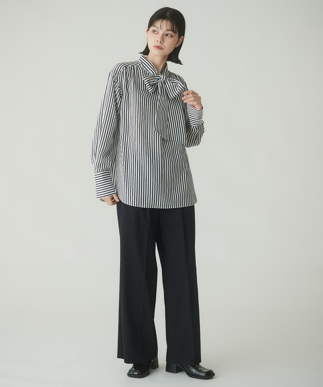 ACARストライプブラウス – FACE SANS FARD