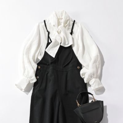 IENA(イエナ)の【洗える】＆NAVY 2wayボウタイブラウス通販
