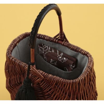 Pale Jute(ペール ジュート)のweekend basket（Large）＋別色タッセル