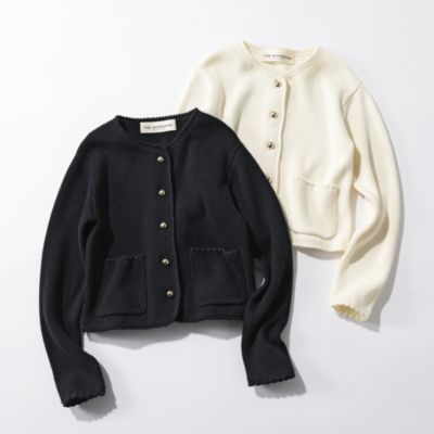 Shinzone(シンゾーン)のBOUCLE KNIT JACKET通販 | 集英社HAPPY PLUS STORE