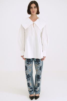 CLANE(クラネ)のBIG COLLAR DRAWSTRING BLOUSE通販 | 集英社HAPPY PLUS