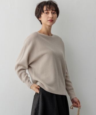 23区 L(ニジュウサンク エル)の【洗える】ラメウール ドルマンスリーブ