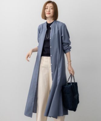 23区 L(ニジュウサンク エル)の【洗える】TWビエラ シャツワンピース