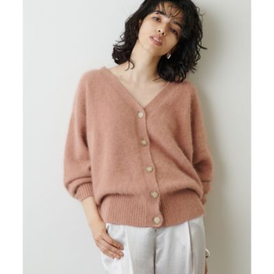 Whim Gazette(ウィム ガゼット)のファーニット2WAYカーディガン通販