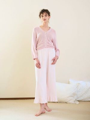 nanadecor(ナナデコール)のオーガニックコットンVネックカーディガン