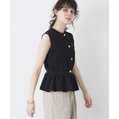 Whim Gazette(ウィム ガゼット)の【THE PAUSE】ペプラムノースリーブ