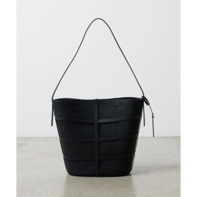 Whim Gazette(ウィム ガゼット)の【CATARZI】ストローショルダーバッグ