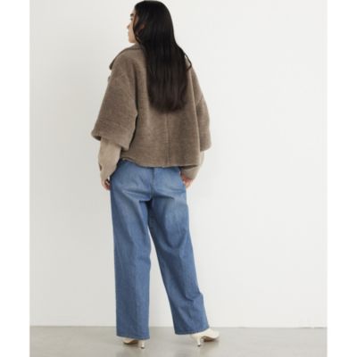 Whim Gazette(ウィム ガゼット)のウールボアショートコート通販