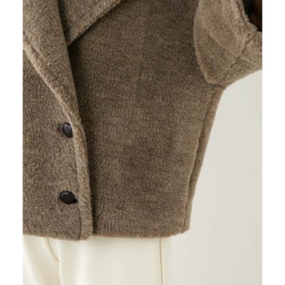 Whim Gazette(ウィム ガゼット)のウールボアショートコート通販