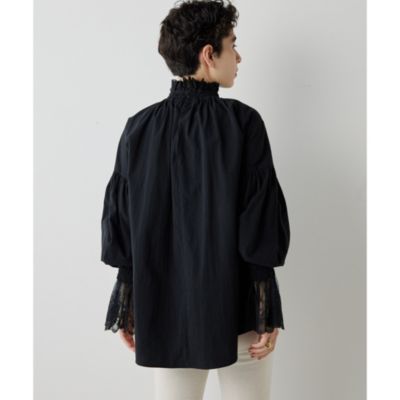 Whim Gazette(ウィム ガゼット)のレースギャザーブラウス通販 | 集英社