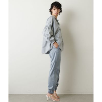 Whim Gazette(ウィム ガゼット)の2WAYオックスボリュームブラウス通販