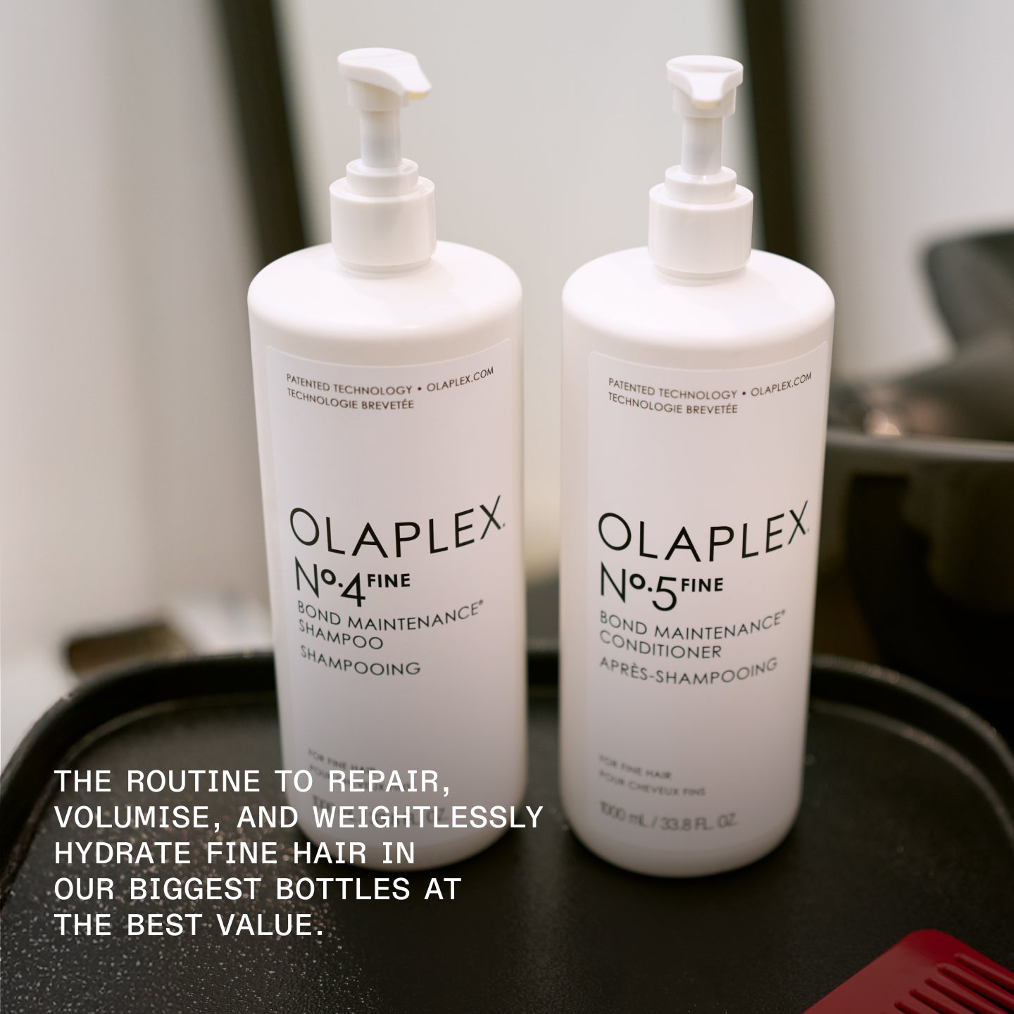 Fine Hair Liter-Sized Shampoo and Conditioner Set ,OLAPLEX Inc.