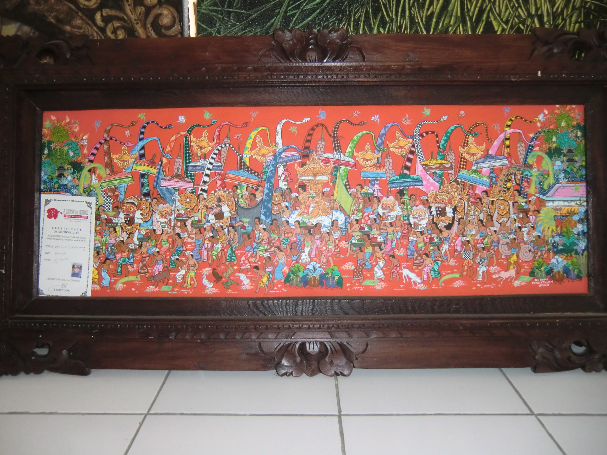 芸術の村、ウブドで絵をオーダー！ | バリ雑貨スタッフたちのへんてこ