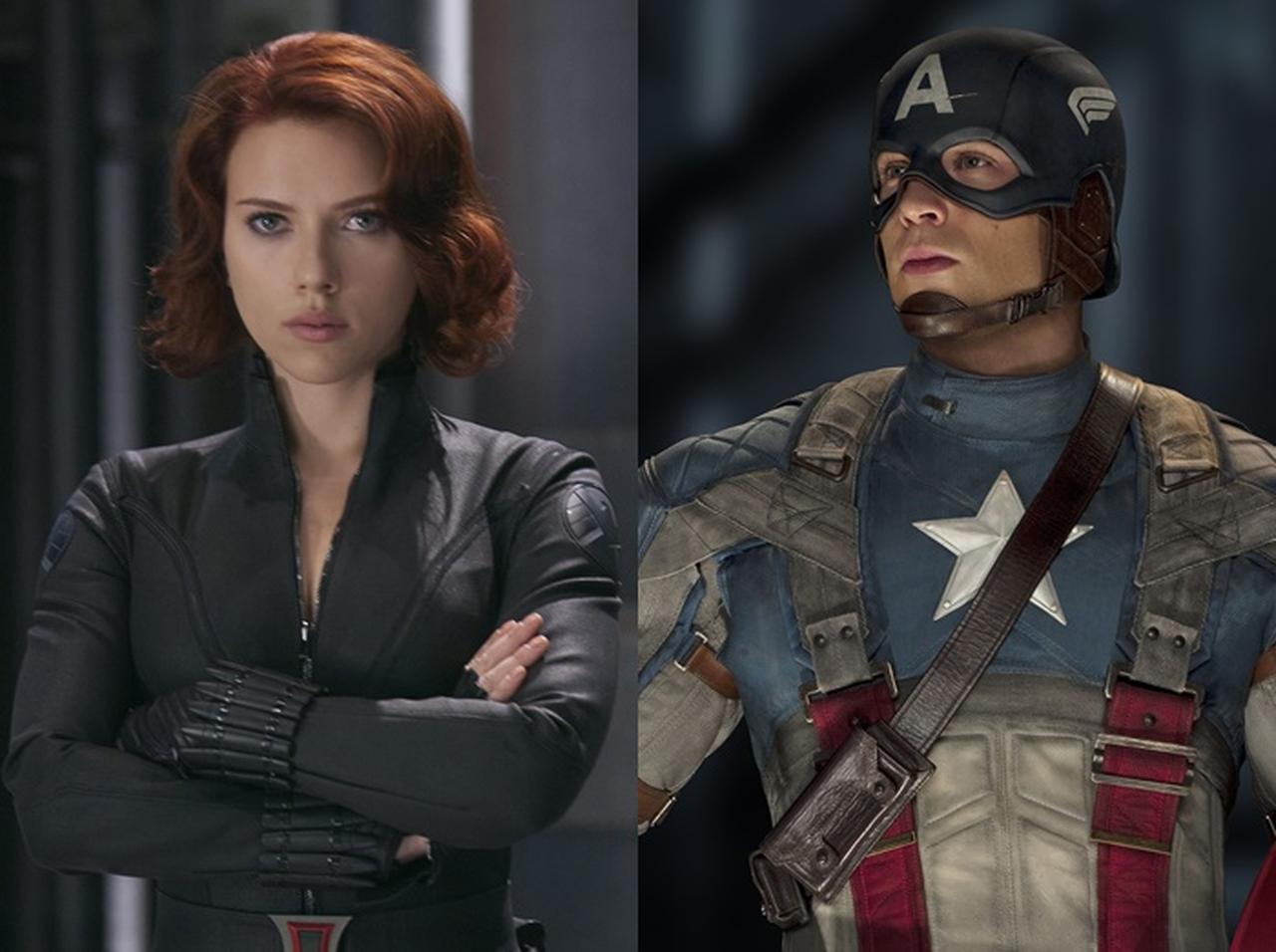 アベンジャーズ』の「ブラック・ウィドウ」が「キャプテン・アメリカ