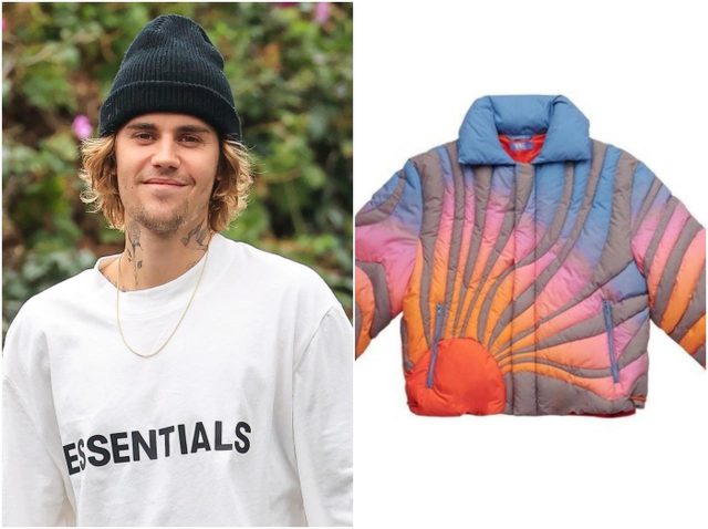 ERL サンセット ダウンジャケット ジャスティンビーバー着用