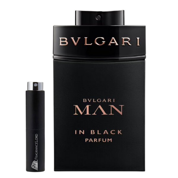 Bvlgari Man In Black Parfum Travel Spray | Sample – Fragrancelord.com