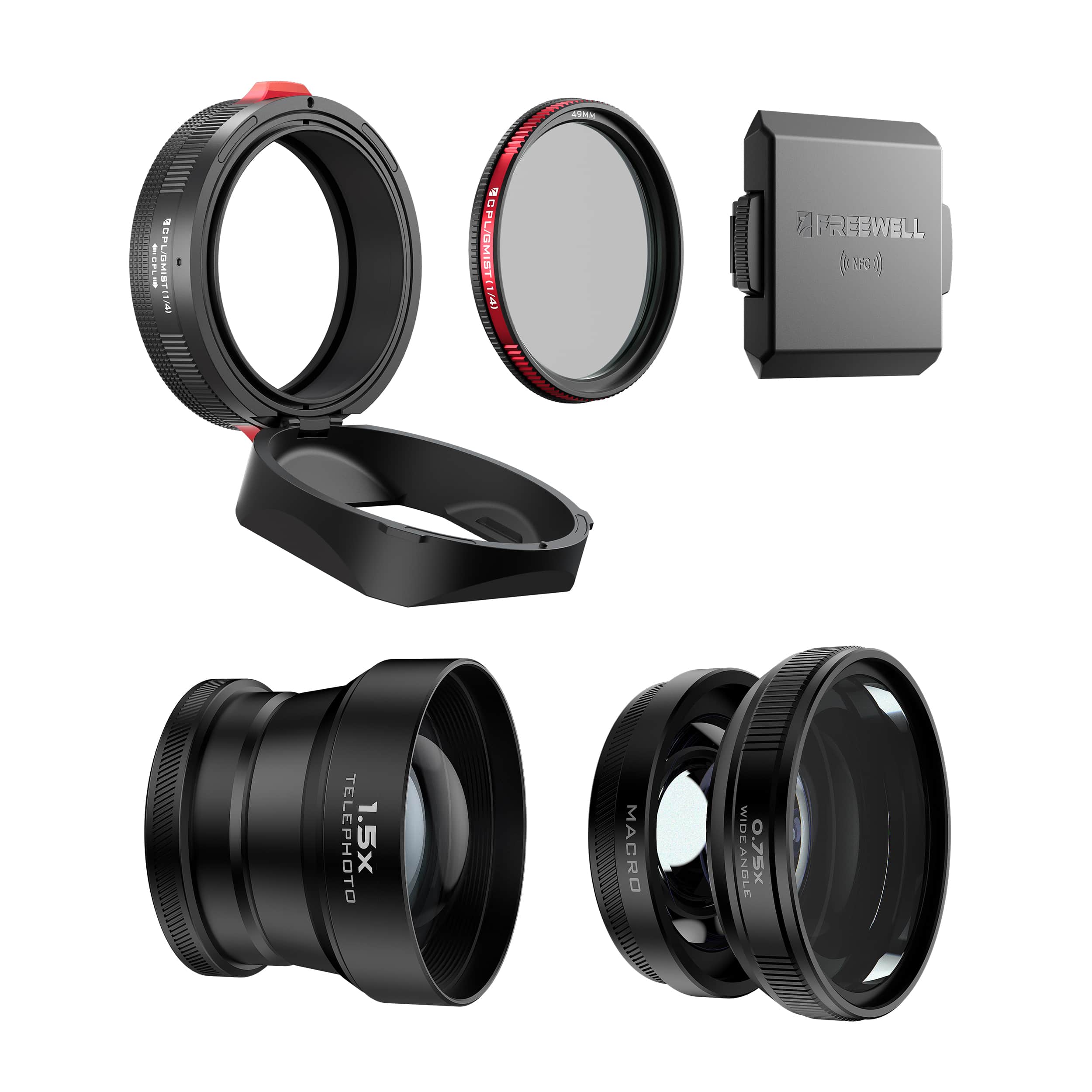 Fuji X100VI Lens Hood, Telephoto & Macro – Freewell Gear