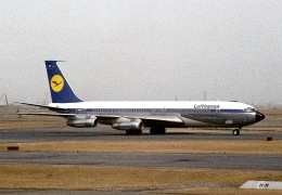ルフトハンザドイツ航空 ボーイング707 航空フォト(飛行機 写真・画像