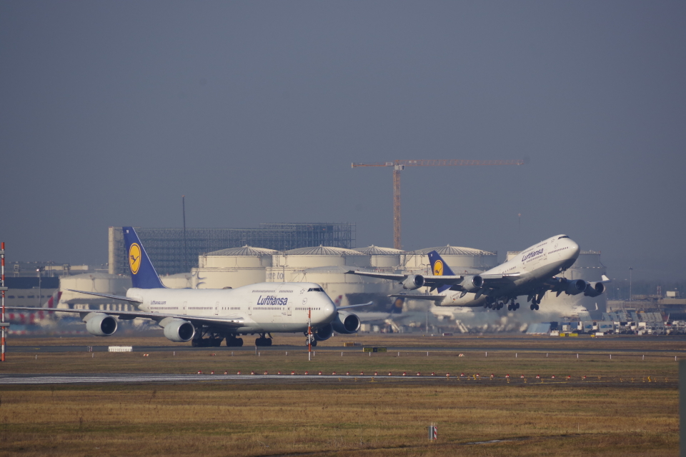 ルフトハンザドイツ航空 Boeing 747-8 D-ABYH フランクフルト国際空港