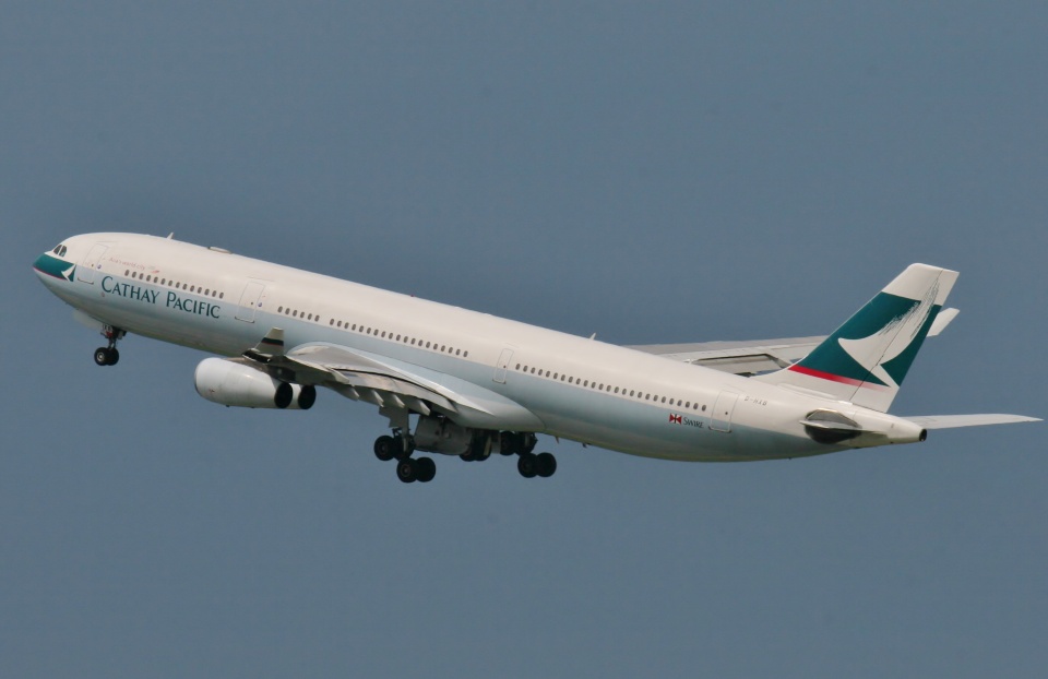 CX B-HUI キャセイパシフィック航空 Aviationtag ホワイト CX B-HUI